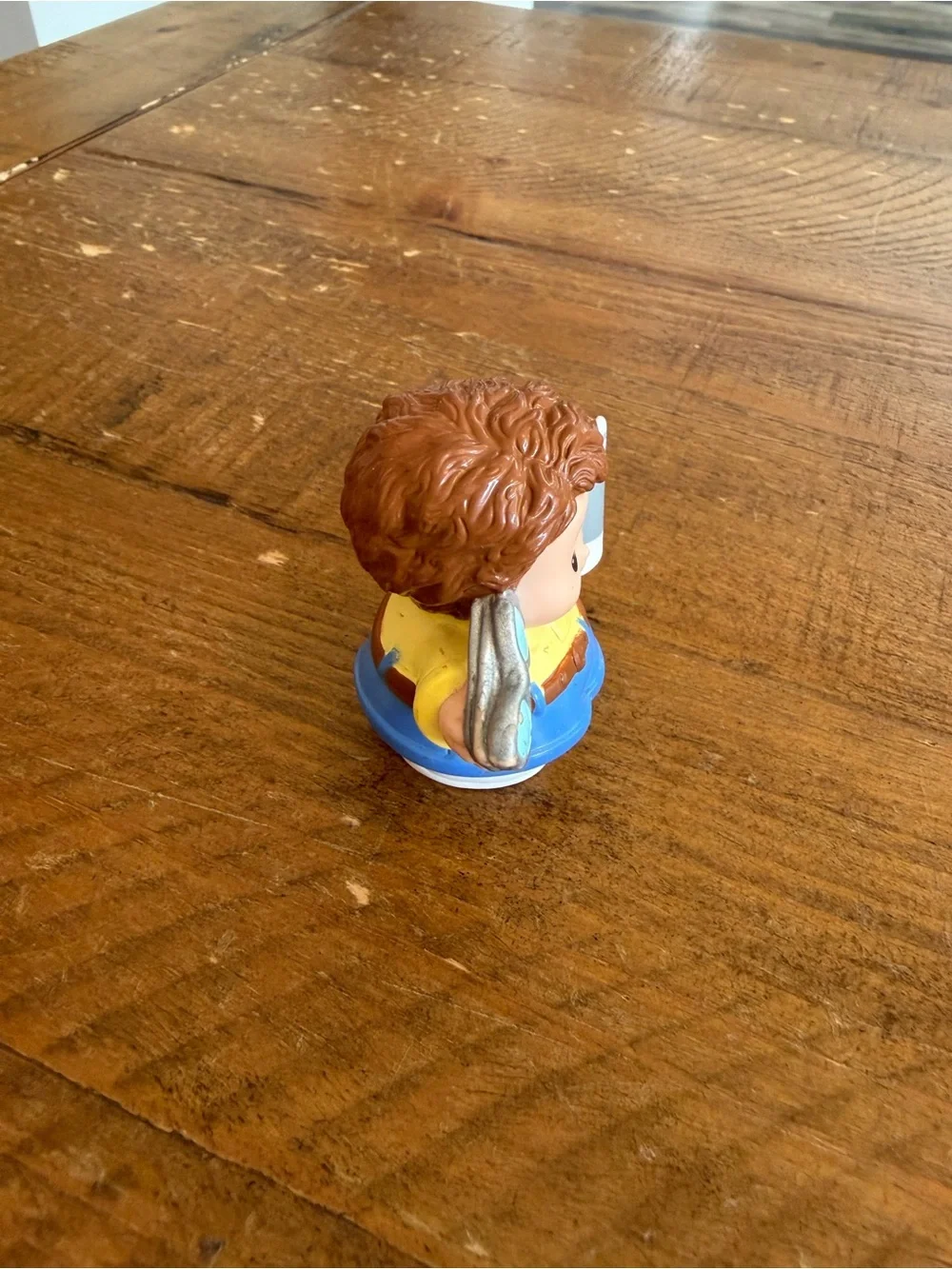 Fisher Price Little People dad with newspaper as is